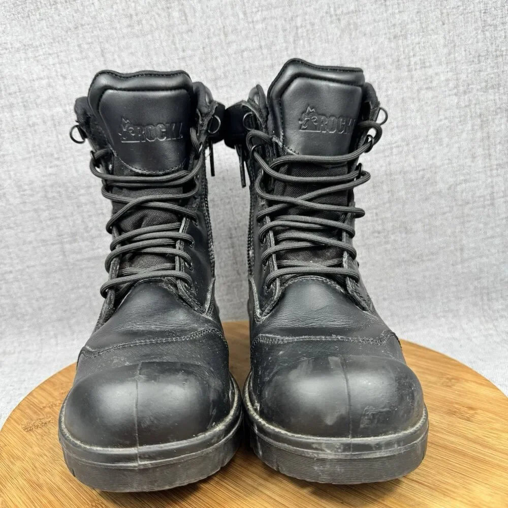 Rocky Boots Men's Size 6 W Pursuit Steel Toe Waterproof Leather